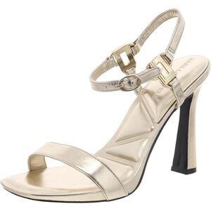 Karl Lagerfeld Cybil Heels - Metallic Gold